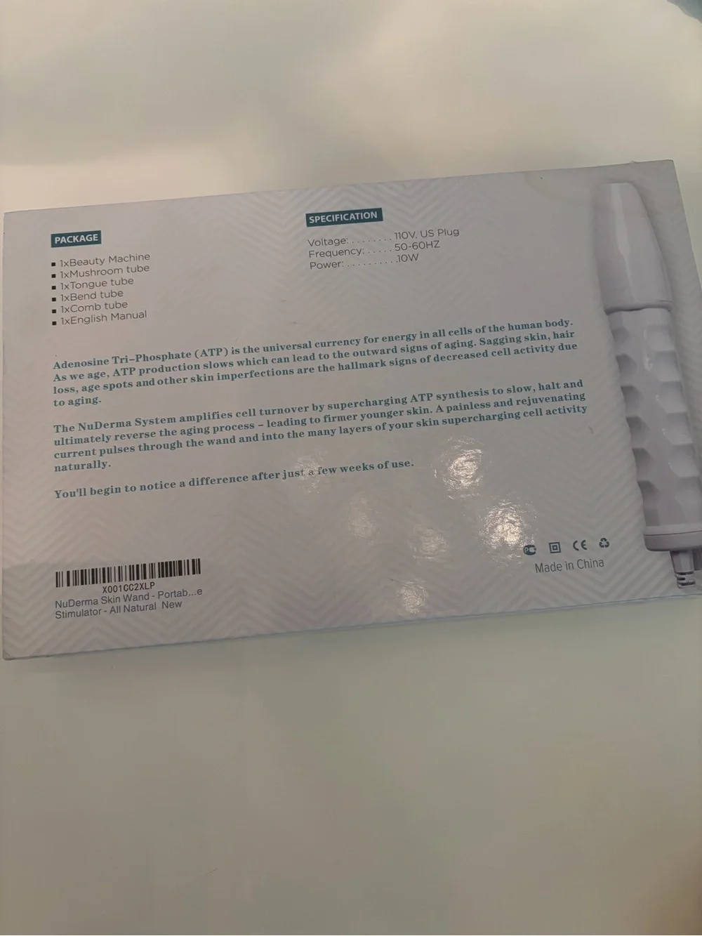 Pure NuDerma Skin Care Device - White